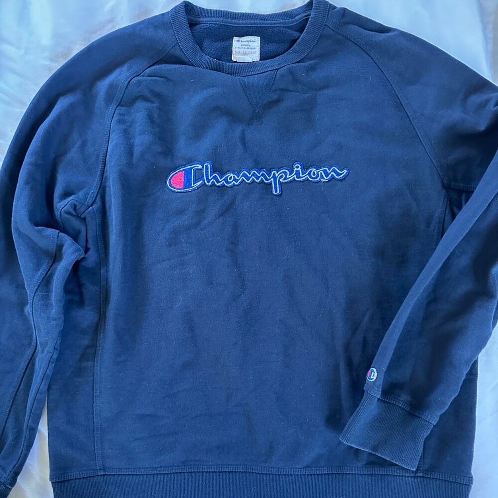 Womens Oversized Champion Crewneck